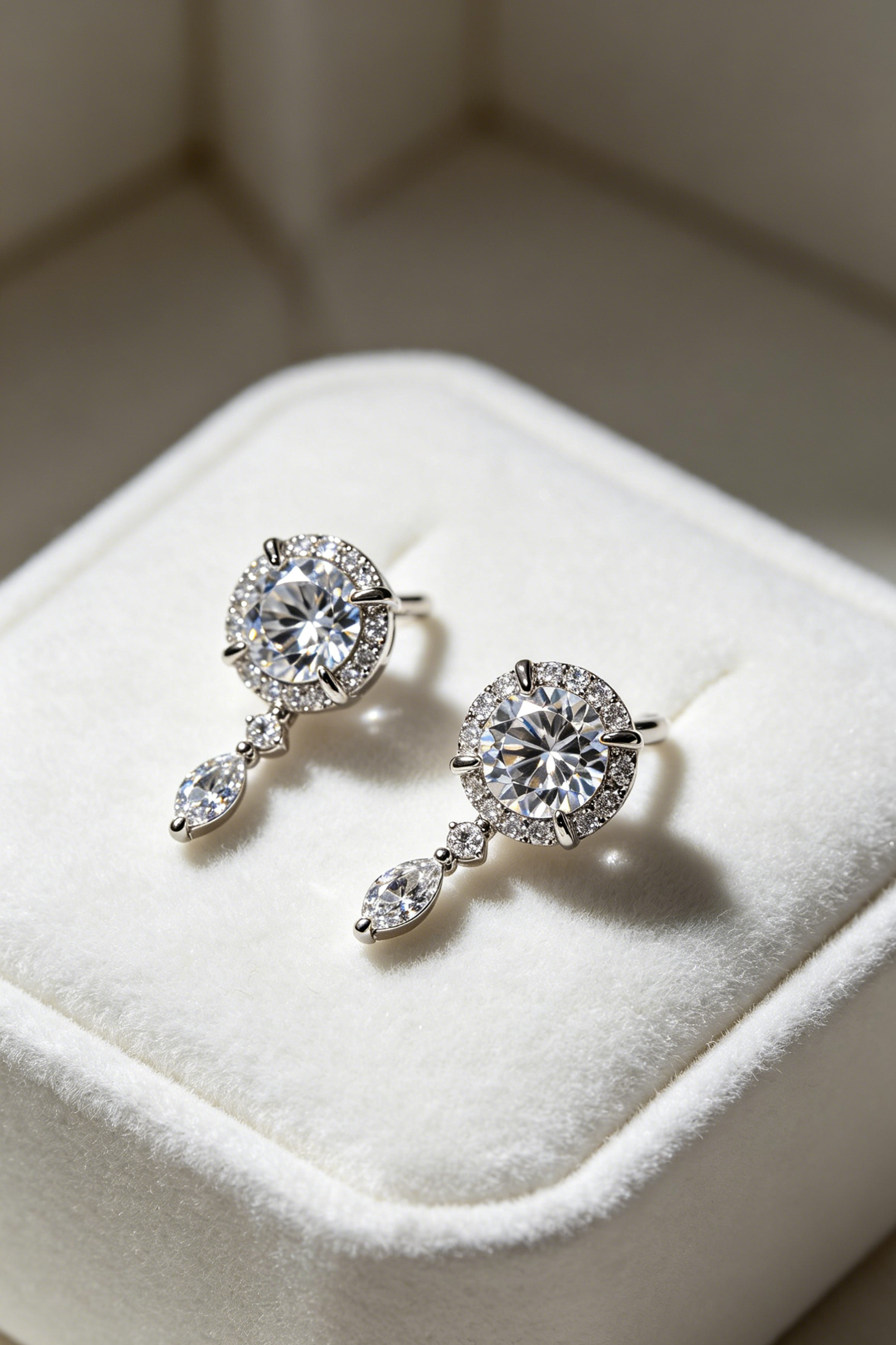 cubic zirconia bridal earring set cubic zirconia bridal earring set