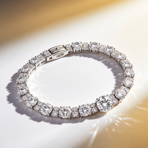 diamond tennis bridal bracelet