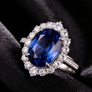 sapphire bridal pendant necklace