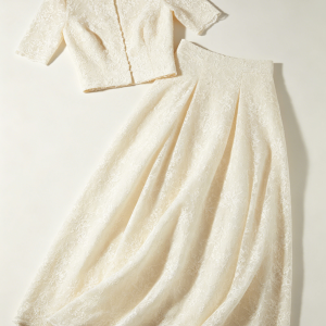 two piece wedding dress set